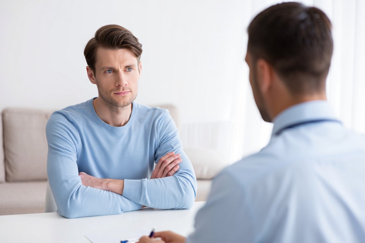 Наркоман на приёме врача